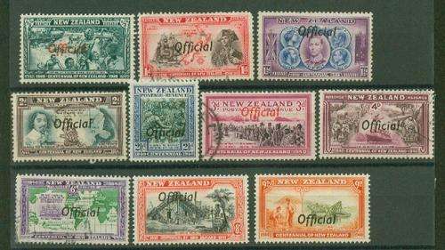 NEW ZEALAND-1940 A DIFFICULT SET TO 9d VERY FINE MINT / USED R810.00