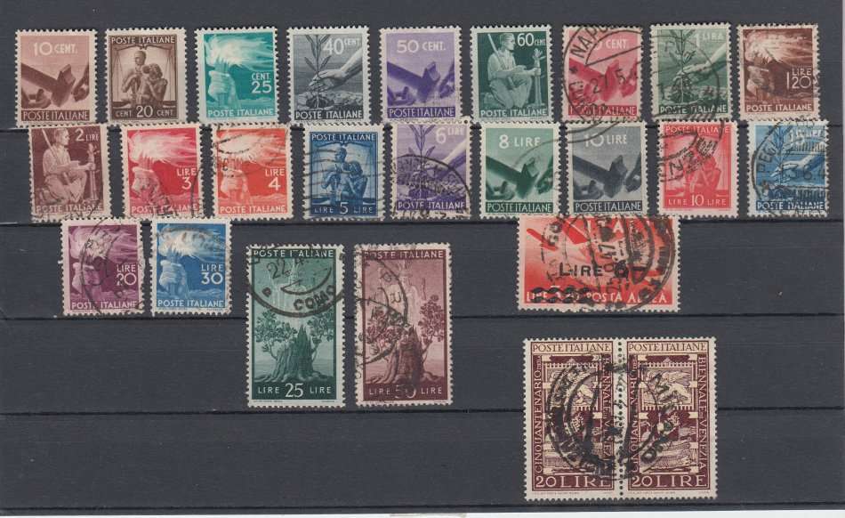 ITALY-VERY FINE MINT/USED LOT-HINGE REM.