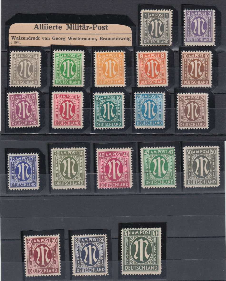 GERMANY-BRAUNSCHWEIG-SCARCE SET VERY FINE MINT-HINGE REM.  55 POUNDS