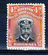 BSAC-4d RARE STAMP-DIE 1 SHOWING COLOUR SHIFT !!!-SEE BELOW R4000.00++