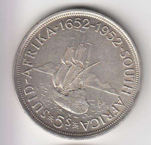 A LOVELY 1952 FIVE SHILLING COIN-KGV-SEE BELOW