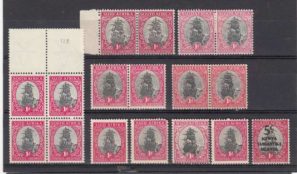 UNION-1d VERY FINE MINT/UNMOUNTED MINT GROUP-SHADES ETC-NICE FRESH LOT !