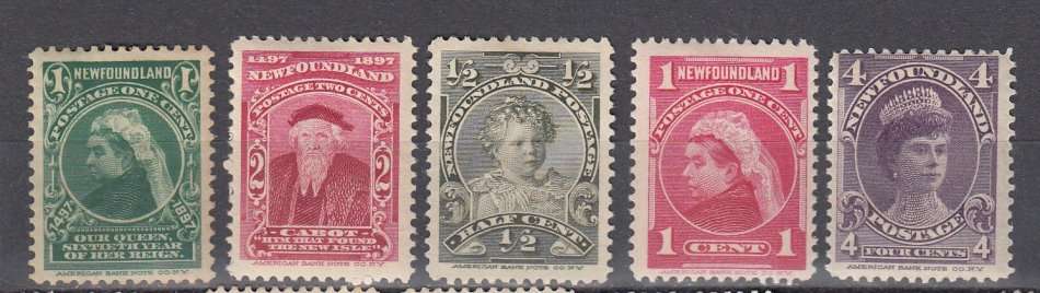 NEWFOUNDLAND-DIFFICULT VERY FINE MINT LOT-SG89 ETC-SG83 NO GUM  70 POUNDS