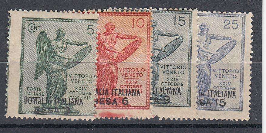 SOMALIA-1922 SET VERY FINE MINT-HINGE REM.  10 POUNDS