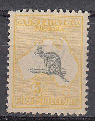 AUSTRALIA-ROOS VERY SCARCE SG 42 VERY FINE MINT-SEE BELOW  275 POUNDS