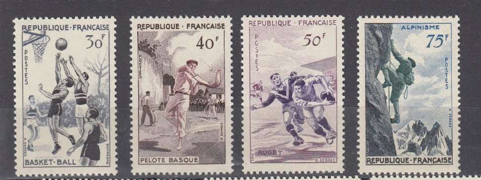 FRANCE-1956 SET SUPERB UNMOUNTED MINT  34 POUNDS