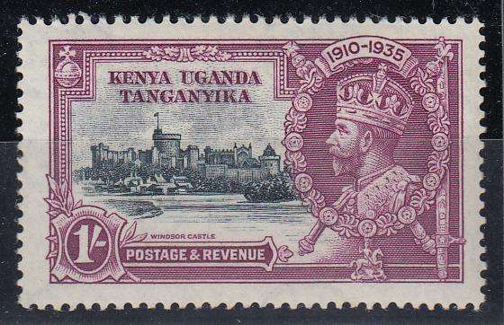 KUT-SCARCE SG 127v CLEAR FLAW RIGHT OF FLAGSTAFF SUPERB UNMOUNTED MINT