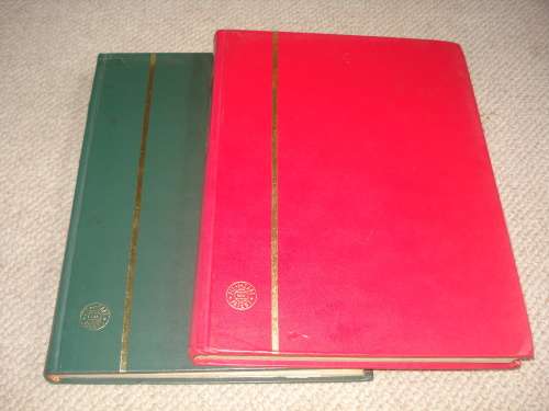 A LARGE COLLECTION IN TWO STOCK BOOKS-SOME LOVELY ITEMS-M/SHEETS ETC-SEE BELOW