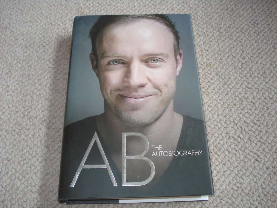 VERY SCARCE LIMITED EDITION 460 OF 1000 " A B THE AUTOBIOGRAPHY " SIGNED BY A B -SEE BELOW