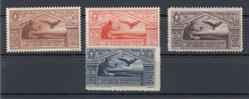 ITALY-1930 SUPERB MINT-TOP THREE UNMOUNTED MINT  140 POUNDS +