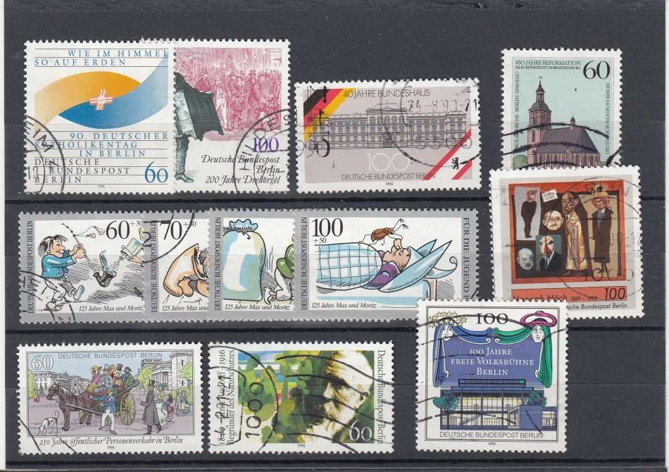 GERMANY-BERLIN DIFFICULT NEAR LAST ISSUES !! VERY FINE USED  32 POUNDS