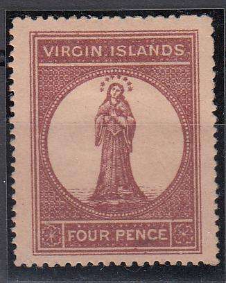 VIRGIN ISL.SG 17 VERY FINE MINT-HINGE REM.   45 POUNDS