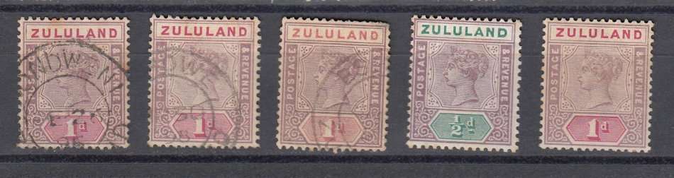 ZULULAND-QV MINT AND USED LOT