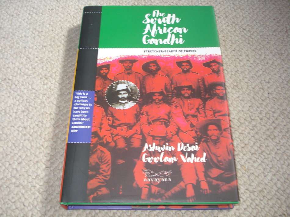 " THE SOUTH AFRICAN GANDHI " SIGNED TWICE IN LOVELY UNREAD CONDITION-SEE BELOW