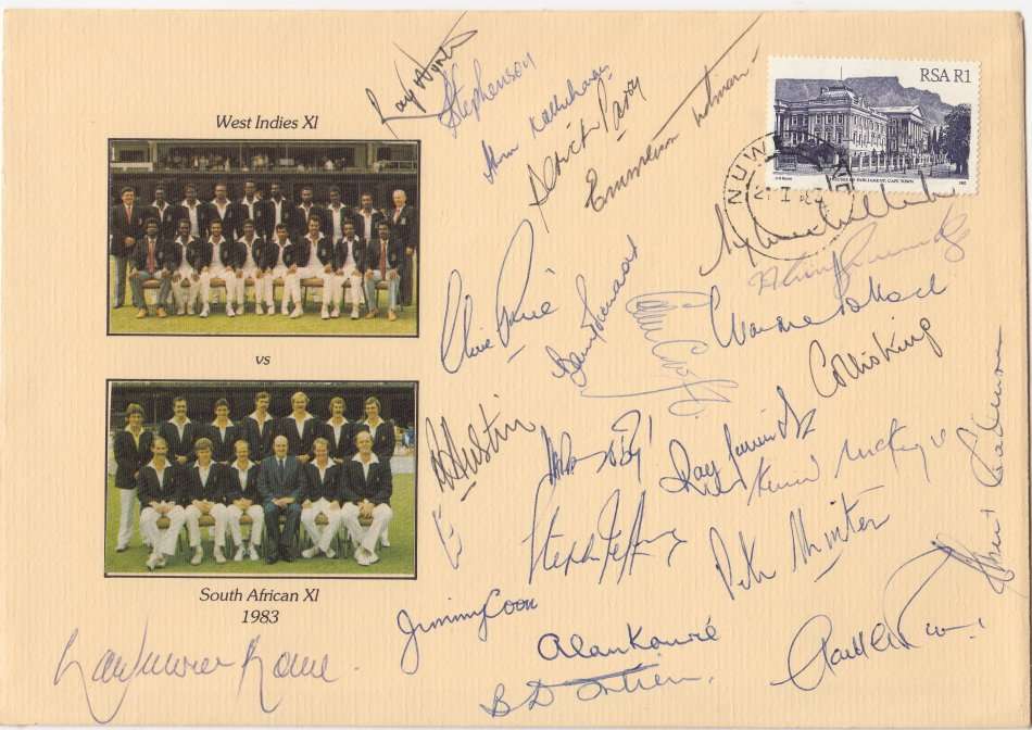 NOT SEEN TOO OFTEN !!!  SCARCE SIGNED SILK COVER-BOTH TEAMS-SEE BELOW !!