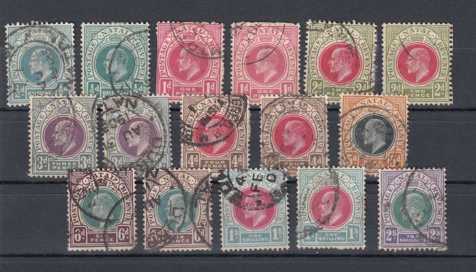 NATAL-EDWARD VERY FINE USED LOT OF SHADES ETC   R1000.00+