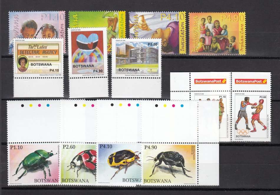 BOTSWANA- VERY FINE UNMOUNTED MINT LOT   18 POUNDS