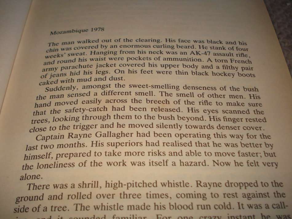 " HYENA DAWN " SIGNED BY AUTHOR NOVEL SET IN THE WAR TORN SOUTHERN AFRICA