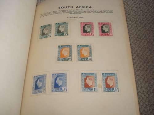 KGVI CORONATION ALBUM WITH MANY COMPLETE SETS-SEE BELOW-RE-LIST