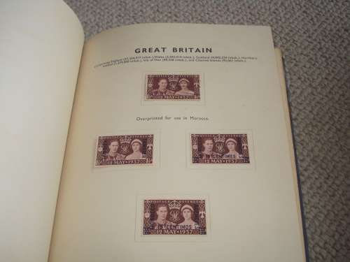 KGVI CORONATION ALBUM WITH MANY COMPLETE SETS-SEE BELOW-RE-LIST