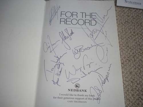 VERY SCARCE BOOK-POSSIBLY ONE OF A KIND-SIGNED 13 TIMES !!!  READ BELOW