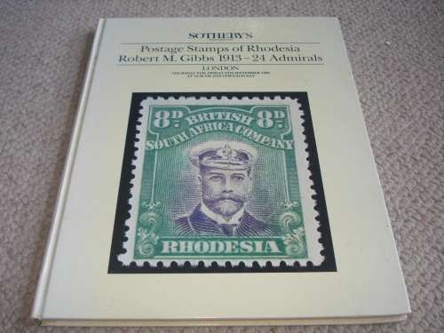 A MUST HAVE !!! BSAC ROBERT M.GIBBS AUCTION CATALOGUE ADMIRALS 1913-24-READ BELOW