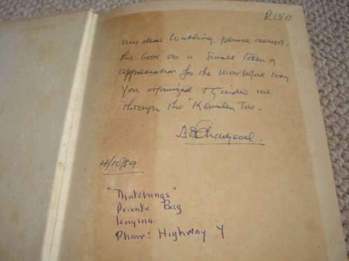 SCARCE BOOK " THIS MUCH I`LL TELL " SIGNED BY BERNARD O.SCHONEGEVEL-SEE BELOW