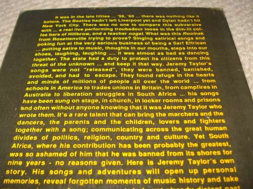 SCARCE BOOK " AG PLEEZ DEDDY ! " SIGNED BY JEREMY TAYLOR-READ BELOW