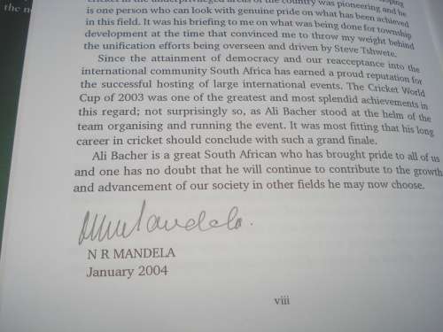 SCARCE BOOK IN LOVELY CONDITION " ALI THE LIFE OF ALI BACHER " SIGNED BY ALI !!