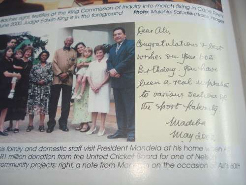 SCARCE BOOK IN LOVELY CONDITION " ALI THE LIFE OF ALI BACHER " SIGNED BY ALI !!