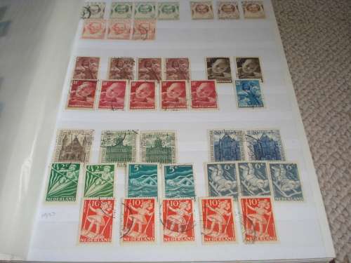 NETHERLANDS-DIFFICULT MID PERIOD MINT/USED MANY SCANS AND USEFUL LOTS