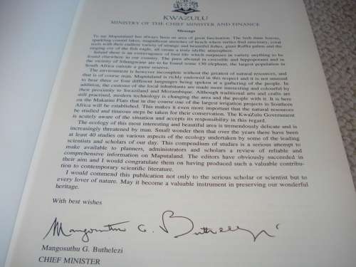 SCARCE BOOK ! " STUDIES ON THE ECOLOGY OF MAPUTALAND " SIGNED TWICE !!!