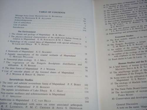 SCARCE BOOK ! " STUDIES ON THE ECOLOGY OF MAPUTALAND " SIGNED TWICE !!!