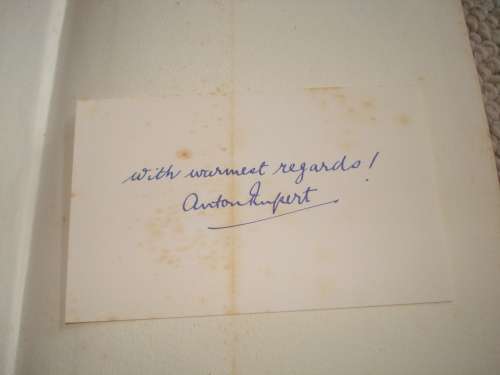 VERY SCARCE AFRICANA " ANTON RUPERT-PROGRESS THROUGH PARTNERSHIP " SIGNED BY ANTON RUPERT !!!