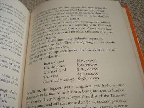 VERY SCARCE AFRICANA " ANTON RUPERT-PROGRESS THROUGH PARTNERSHIP " SIGNED BY ANTON RUPERT !!!