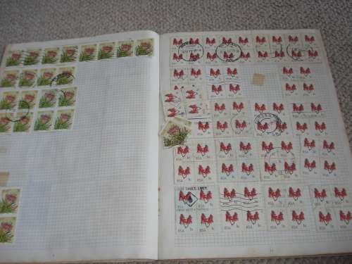 ALBUM FULL OF RSA BLOCKS-LOVELY LOT FOR THE VARIETIES HUNTER-MANY BLOCKS