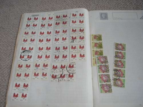 ALBUM FULL OF RSA BLOCKS-LOVELY LOT FOR THE VARIETIES HUNTER-MANY BLOCKS