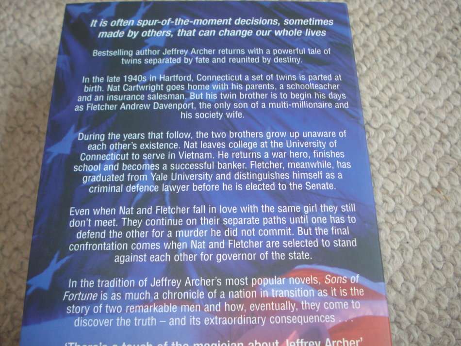 CHRISTMAS BONANZA- ALL SIGNED JEFFREY ARCHER  7 BOOKS-READ BELOW