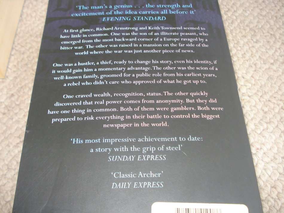 CHRISTMAS BONANZA- ALL SIGNED JEFFREY ARCHER  7 BOOKS-READ BELOW