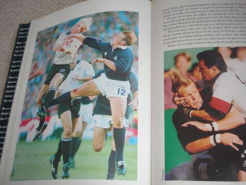 SCARCE BOOK " SEASONS OF GOLD " SIGNED BY ALL BLACKS STAR JEFF WILSON-READ POSTAGE BELOW