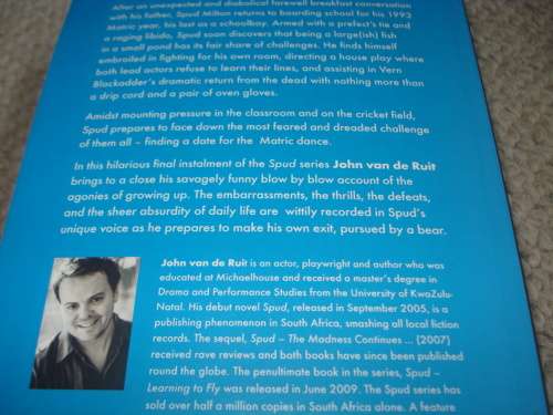 " SPUD-EXIT,PURSUED BY A BEAR " SIGNED BY THE AUTHOR