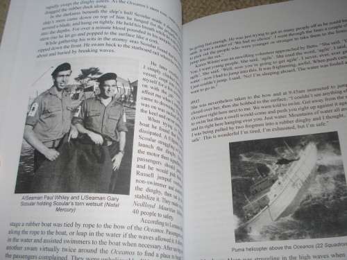 " OCEANOS-SURVIVORS` STORIES " SIGNED FIRST EDITION LOVELY CONDITION