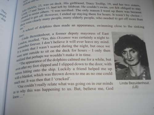 " OCEANOS-SURVIVORS` STORIES " SIGNED FIRST EDITION LOVELY CONDITION