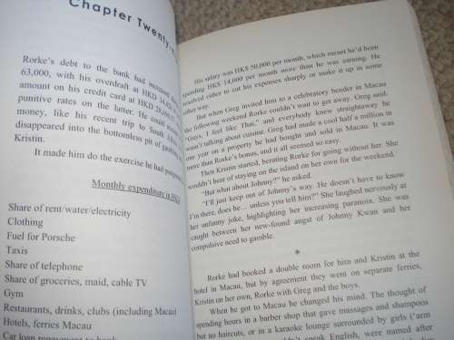 " ICARUS OVER HONG KONG " SIGNED BY THE AUTHOR