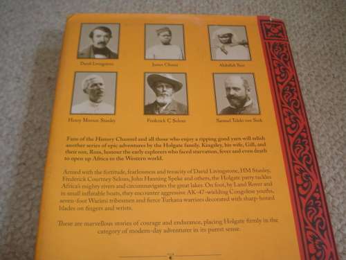 LOVELY BOOK SIGNED BY KINGSLEY HOLGATE "AFRICA IN THE FOOTSTEPS OF THE GREAT EXPLORERS "