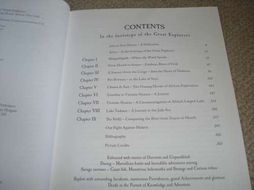 LOVELY BOOK SIGNED BY KINGSLEY HOLGATE "AFRICA IN THE FOOTSTEPS OF THE GREAT EXPLORERS "