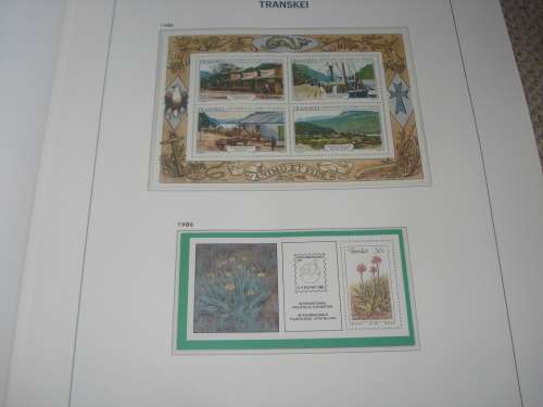 STUNNING COMPLETE TRANSKEI AND VENDA COLLECTIONS ALL UNMOUNTED MINT WITH M/SHEETS !!!