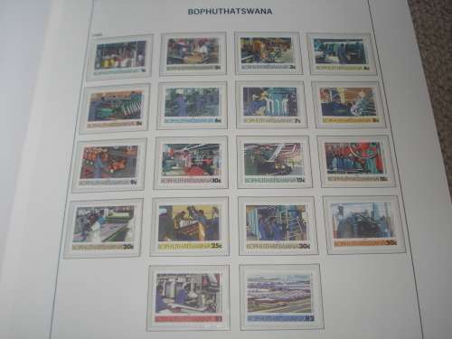 STUNNING COMPLETE BOP AND CISKEI COLLECTIONS ALL UNMOUNTED MINT WITH M/SHEETS !!!