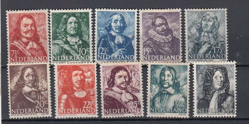 NETHERLANDS-1943 SET MINT-HINGE REM.