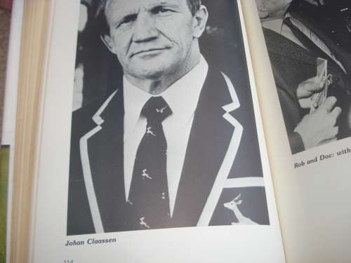 SCARCE BOOK " ROB LOUW-FOR THE LOVE OF RUGBY "-SIGNED BY ROB LOUW !!!!